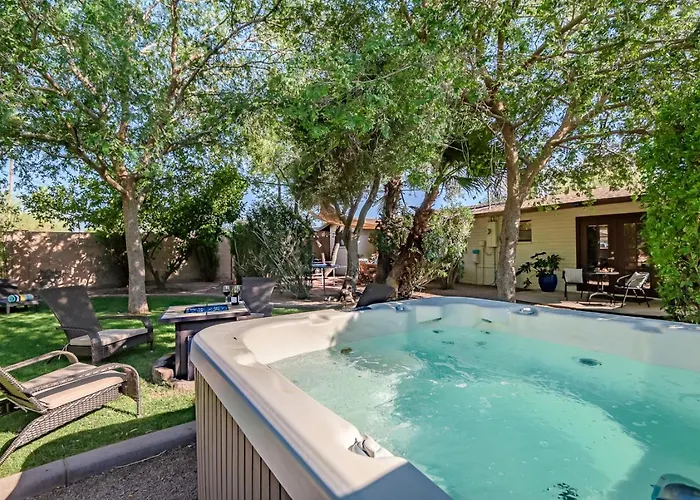 Family Retreat Hot Tub Games And Backyard Oasis